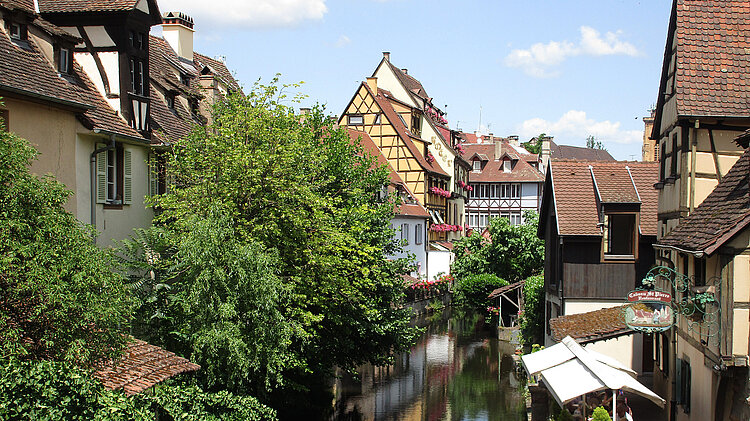 Stadtviertel Klein Venedig in Colmar