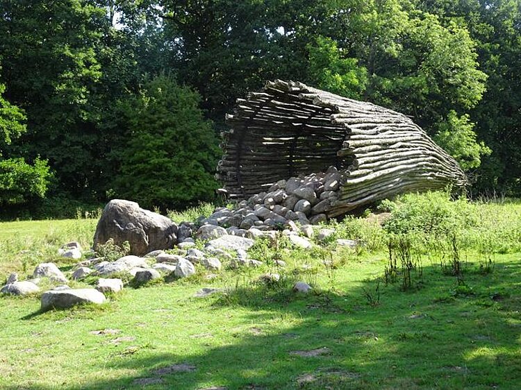 LandArt im Park von Schloss Tranekaer