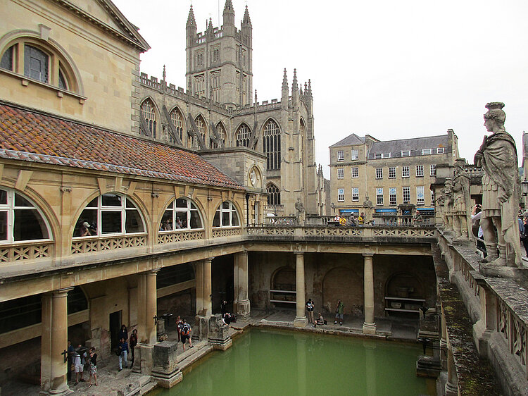 Die Römischen Bäder in Bath 