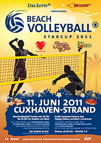 ARD Beachvolleyball-Starcup 2011 am Strand von Cuxhaven