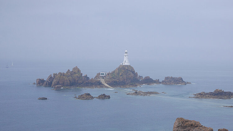 Leuchtturm von La Corbière in St. Brélade