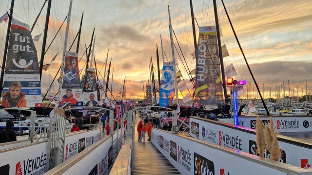 Abendstimmung im Hafen von Les Sables d’Olonne