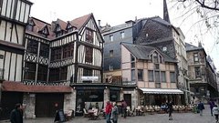 Fachwerkhäuser in Rouen