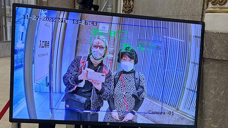 Wärmebildkamera in Japan