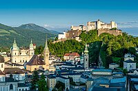 Salzburg Panoramblick auf die Burg