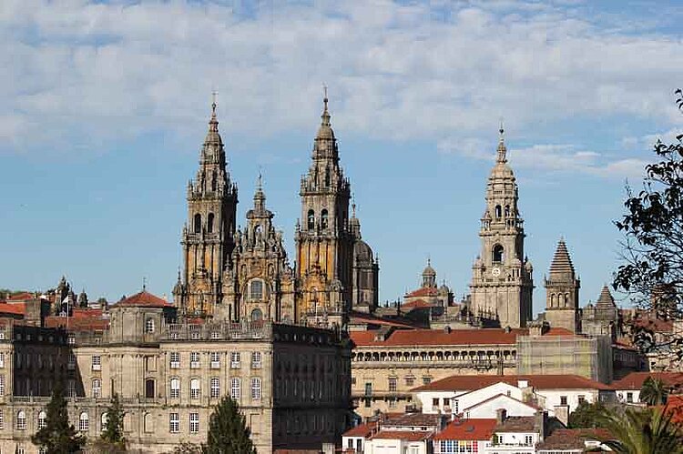 Kathedrale in Santiago de Compostela