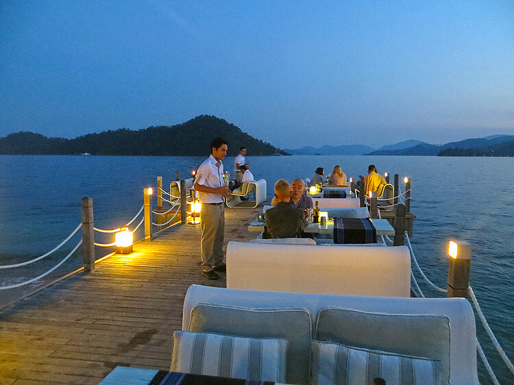 Openair-Restaurant in Göcek
