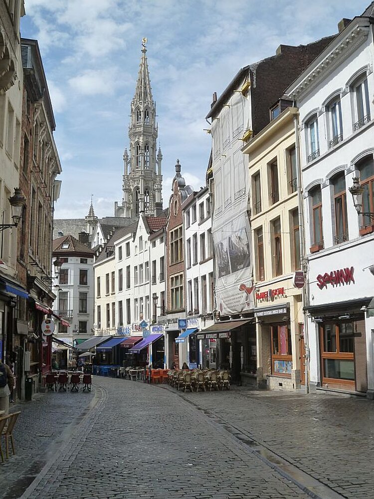 Altstadtzentrum in Brüssel