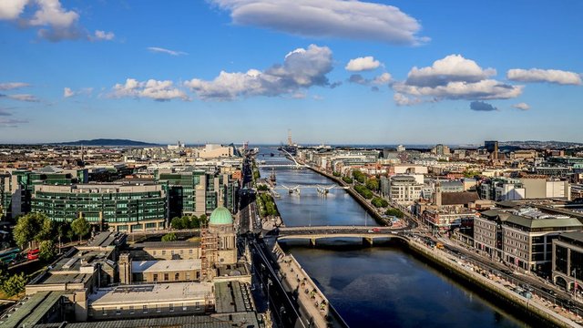 Dublin von oben Dublin von oben