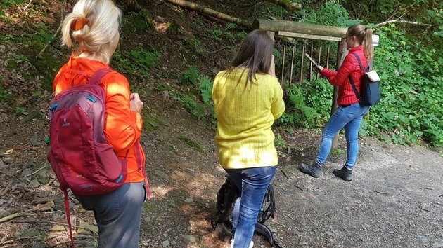Glockenspiel auf dem Kleine-Kyll-Achtsamkeitspfad