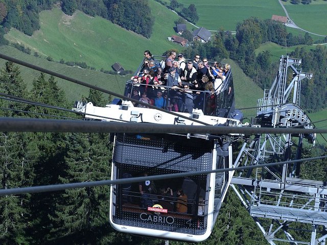 Cabrio-Gondel Stanserhorn