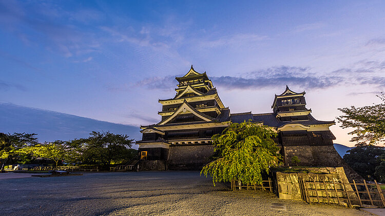 Kumamoto, Burg, Kyushu, Japan