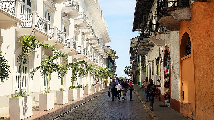 Altes und neues Panama City