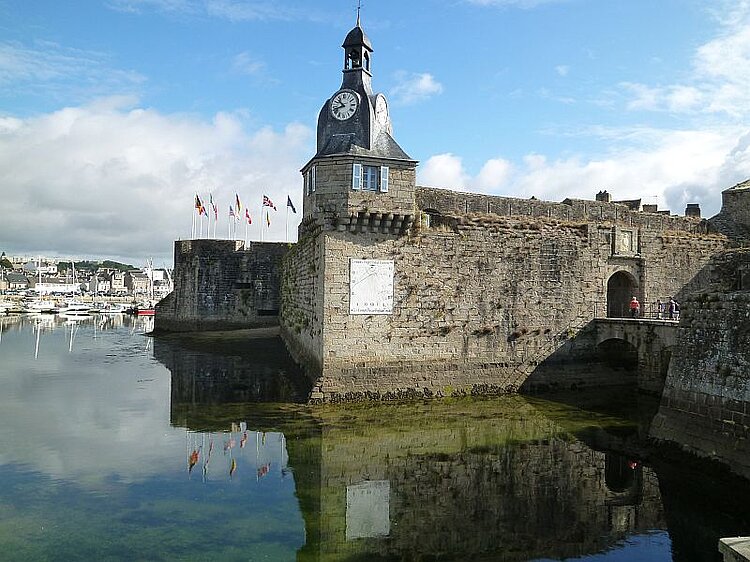 Stadtmauer Ville Close in Concarneau