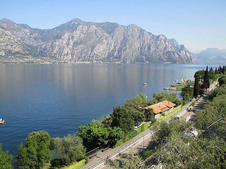 Uferstraße in Malcesine am Gardasee