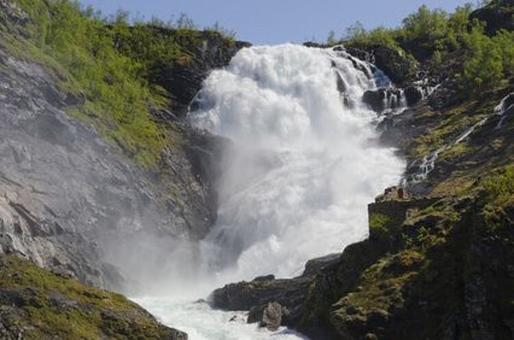 Wasserfall Kjosfossen in Norwegen