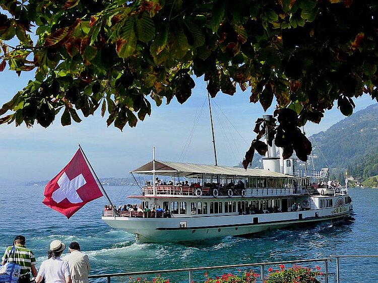 Dampfschiff auf dem Vierwaldstättersee