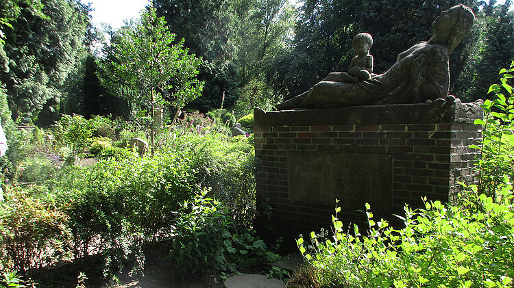 Grab der Malerin Paula Modersohn-Becker, Worpswede