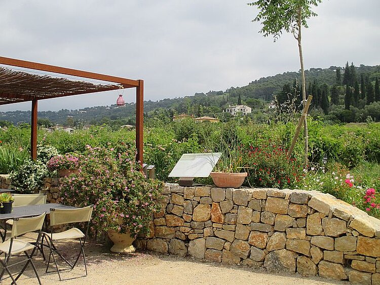 Gärten des Internationalen Parfümeriemuseums in Mouans-Sartoux