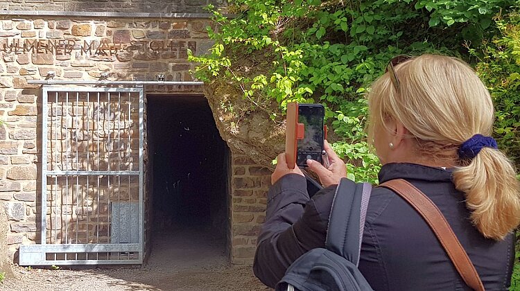 Ein- und Ausgänge zum Ulmener Maar-Stollen