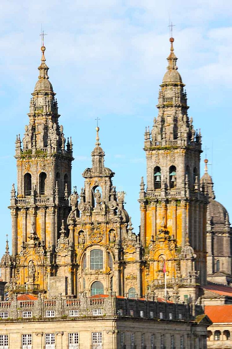 Die Kathedrale ist das Ziel der Pilger