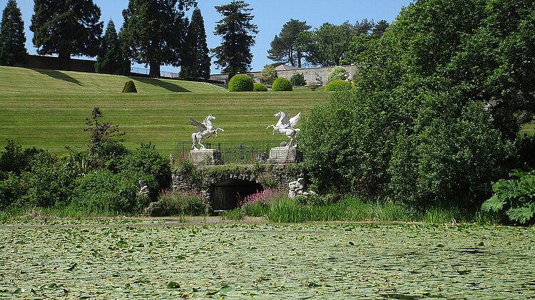 Gärten von Powerscourt House/Irland
