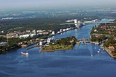 Nord-Ostsee-Kanal in Kiel