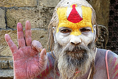 Sadhu - heiliger Mann in Nepal
