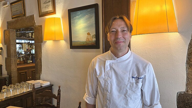 Pere Sabadí, Inhaber und Chefkoch des Restaurant Miryam in L'Escala