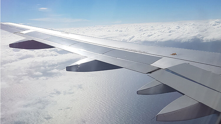Anflug auf Terceira, Azoren