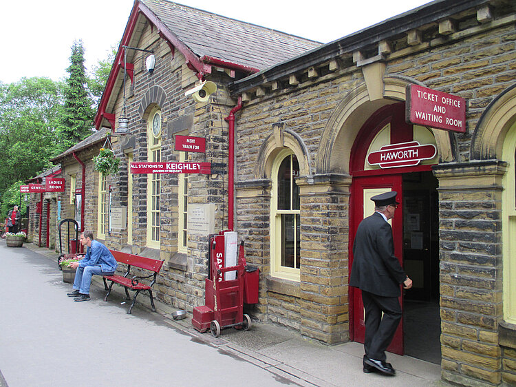 Keighly Worth Valley Railway in Haworth